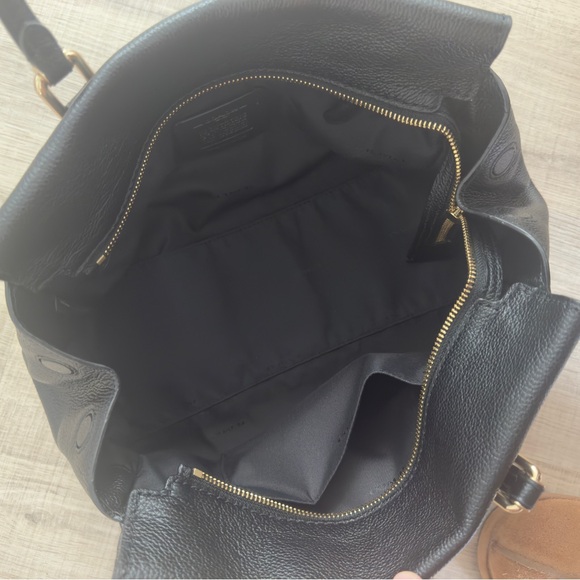 Coach Fulton satchel bag - pebble leather - Picture 4 of 6